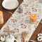 Orange Pumpkins Fall Maple Leaves Fall Table Runner, Seasonal Autumn Kitchen Dining Table Decoration for Home Party Decor 13x72 Inch